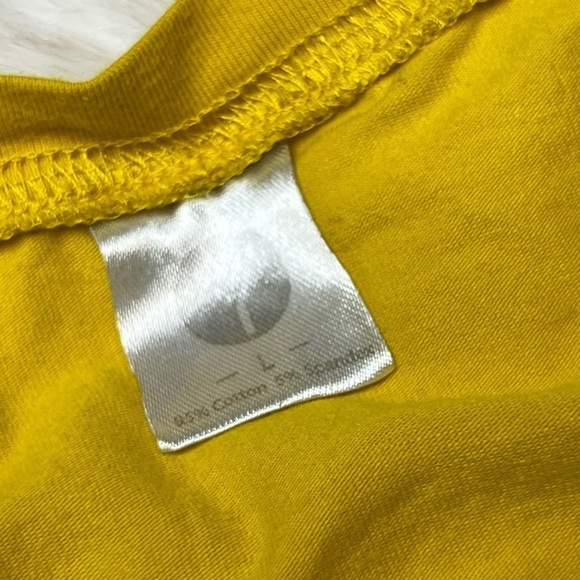 Thick thighs X thin patience. Mustard yellow t shirt. - Picture 5 of 5